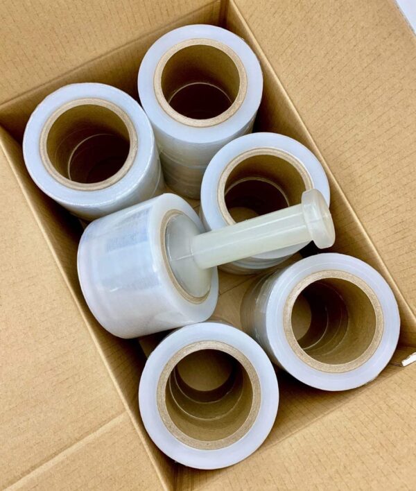 3" 80GA. Mini Stretch Wrap w/ 1 Dispenser 1000 FT/Roll