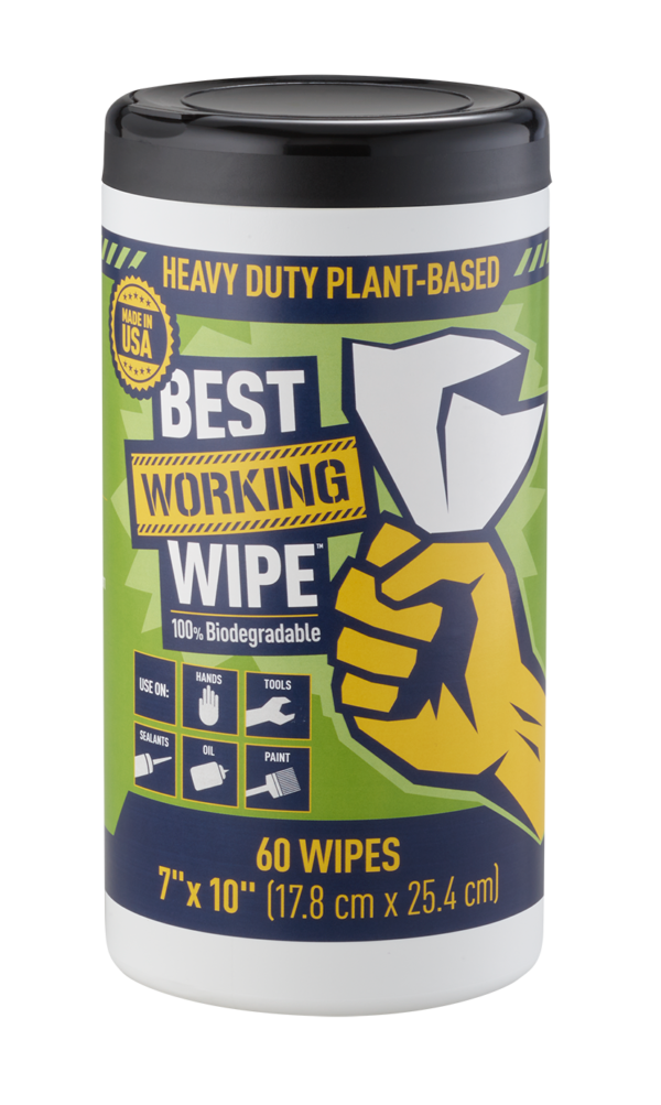 Heavy Duty Plant-Based Wipes, 30 Count - Case of 6