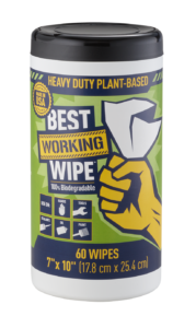 Heavy Duty Plant-Based Wipes, 60 Count - Case of 6