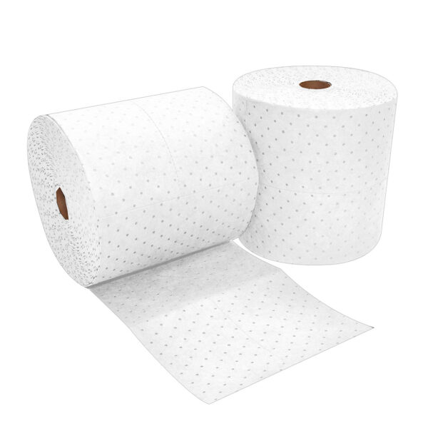White Absorbent 2 Rolls Medium Bonded 15" x 150’