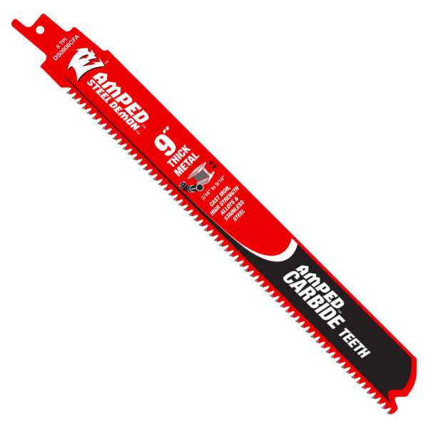 9" Steel Demon Amped™ Carbide Blades for Thick Metal Cutting (3-Pack)