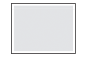 Packing List Envelope 7" x 5.5" - 1000/case, Clear Face