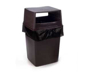 25x17x54″ Can Liners, 3mil, Black – 100/case