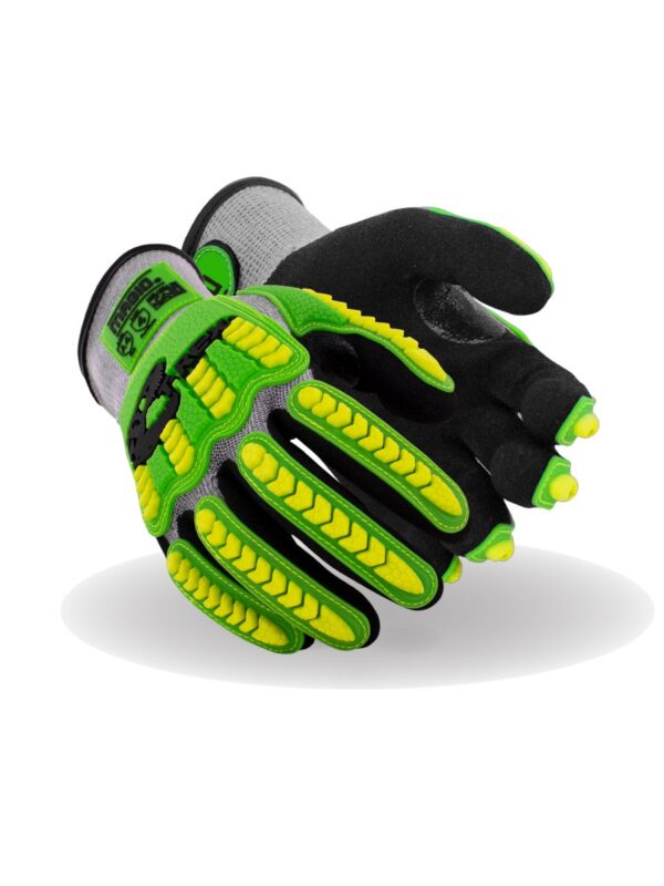 Lightweight Nitrix Palm Coated Impact Glove- Cut level 5