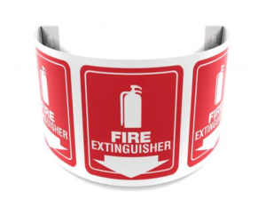 Fire Extinguisher (Symbol) - 180° Projection™ Safety Sign