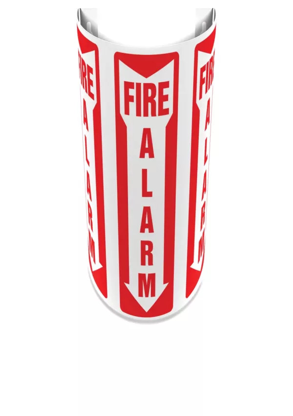Fire Alarm (Down Arrow) - 180° Projection™ Safety Sign