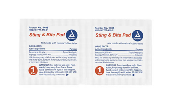 Sting and Bite Wipes 100 pack