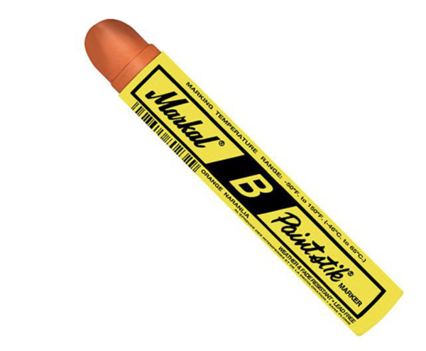 MARKAL - "B" Orange Paintstik® – (Box of 12)