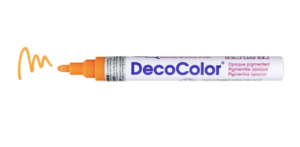DecoColor Orange Industrial Paint Marker Broad Tip - Box of 12