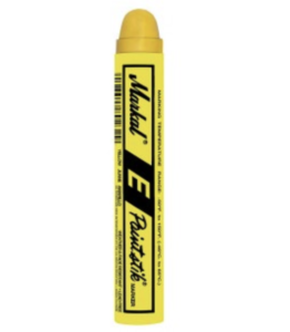MARKAL "E" Yellow High Visibility Paintstik® – (Box of 12)