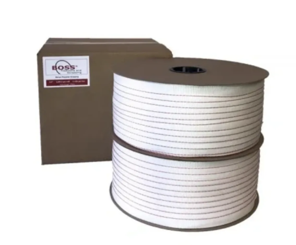 1-1/2" X 800' BOSS Woven Strapping - 5,400 LBS