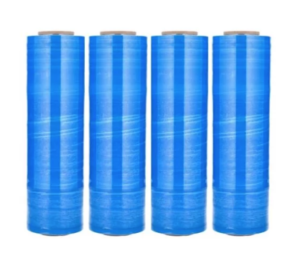 18" BLUE Stretch Wrap – 80 Gauge - 1,500 feet
