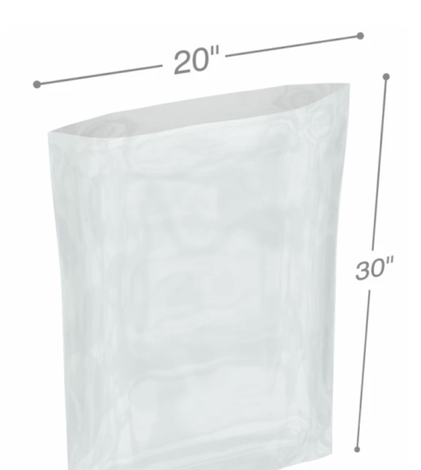 Layflat Parts Bags 20x30" - 3 or 4 mil