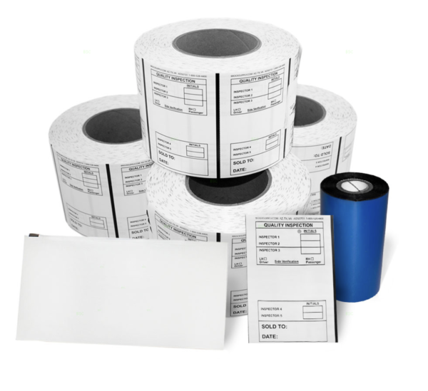 Pinnacle-Checkmate 4"X3" Uncoated Polysteel Thermal Transfer Quality Inspection Tag