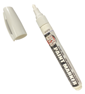 Super Met-Al Markers Medium Fiber Tip (WHITE)