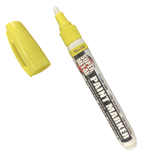 Super Met-Al Markers Medium Fiber Tip (YELLOW)