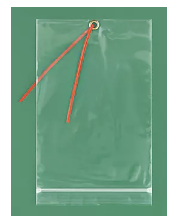 6 x 9" - 4 Mil Reclosable Bags - Bottom Side Hang Hole - (500 bags/case)