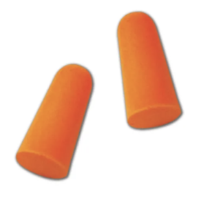 Disposable Uncorded Foam Earplugs - 200 pairs