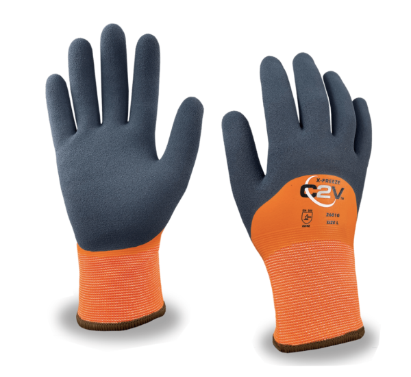 X-Freeze - 2601G - Work Glove - (Sandy Latex Grip) - Cut Level 2 - [COLD WEATHER]
