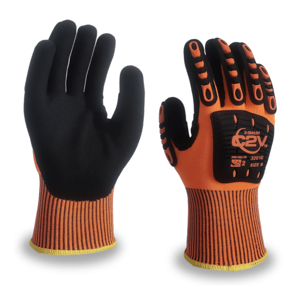 X-Smash - 3201G - Work Glove - (Sandy Nitrile Grip) - [IMPACT]