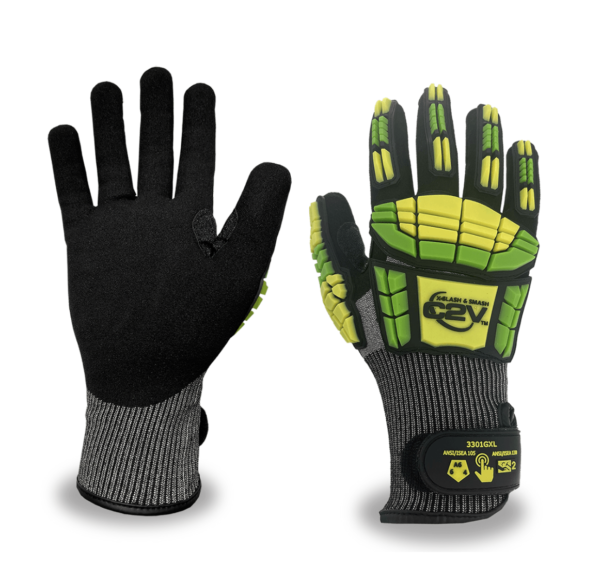 X-Slash & Smash - 3301G - (Sandy Nitrile Grip) - Cut Level 6 - [IMPACT]