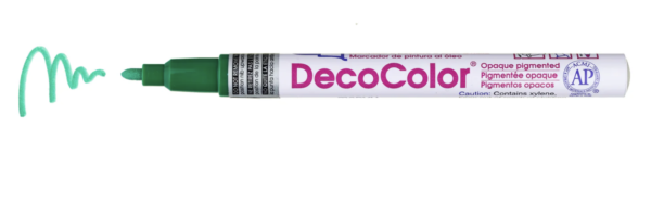 DecoColor Green Industrial Paint Marker Broad Tip - Box of 12