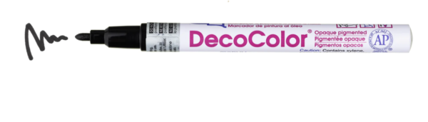 DecoColor Black Industrial Paint Marker Broad Tip - Box of 12