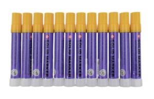 Sakura Solid High Temperature Markers - YELLOW - (box of 12)