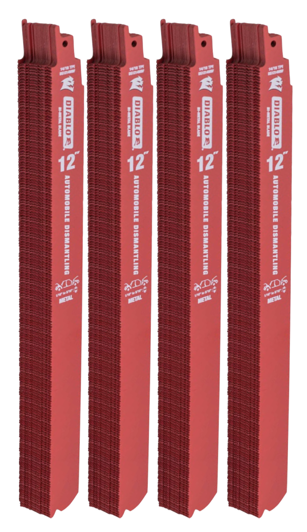 12" Diablo Auto Dismantling Bi-Metal Recip Blade (100-pack)