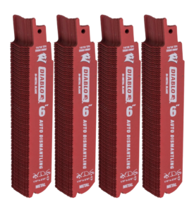 6" Diablo Auto Dismantling Bi-Metal Recip Blade (100-pack)